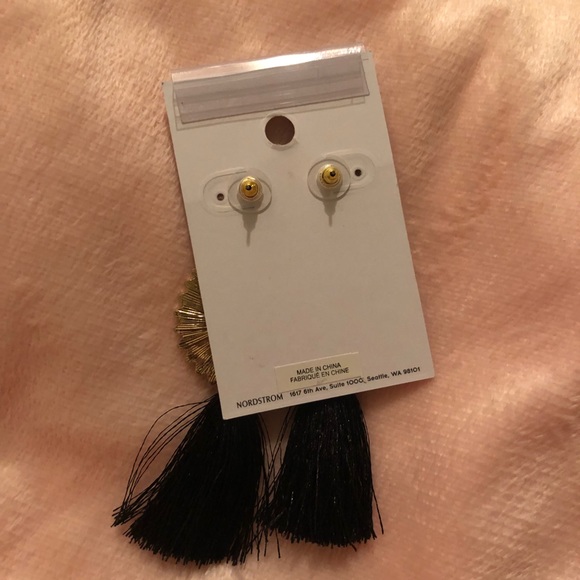BP. Crystal & Tassel Earrings - Picture 3 of 4
